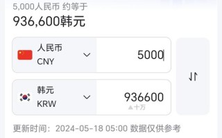 韩国最新汇率消息，最近韩国汇率实时走势