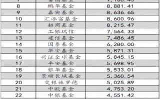 华安基金是国企还是央企，中国前十基金公司排名